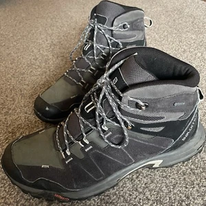 Botas de Caminar Salomon Eskape Mid GTX Gore Tex Para Hombre Talla 11 Negro Verde Contagrip - Imagen 1 de 10