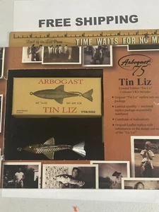Arbogast Tin Liz 75th Anniversary FISHING LURE PERCH COLOR NICE COLLETABLE ITEM - Picture 1 of 4