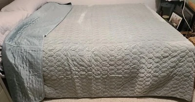 Bella Notte Linens,  Velvet Quilted-King Size Coverlet With Satin Back - Image 1 of 4