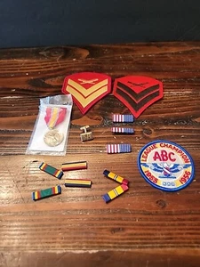 Large lot  US Military Medals & Bar pins - Picture 1 of 17
