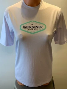 Quiksilver Razors Short Sleeved Rash Guard Size Large L (14) Girls NWTs Surfing  - Picture 1 of 11