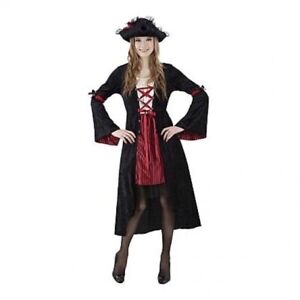 NEW Totally Ghoul Women's Rouge Pirate Dress & Hat Costume One Size Fits Most