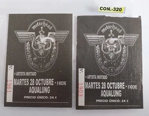 ENTRADAS DE CONCIERTOS-CONCERT TICKETS ---MOTORHEAD - Imagen 1 de 1