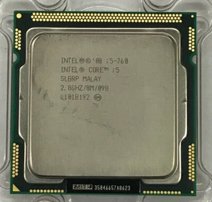 Intel Core i5-760 2.80-3.33GHz Quad-Core CPU Processor SLBRP LGA1156 Socket - Picture 1 of 2