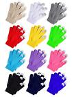12 Pairs Kids Touchscreen Gloves Teens Winter Warm Knit Texting Gloves Mixe