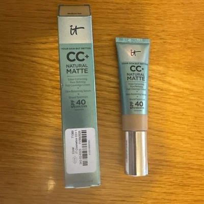 it Cosmetics CC+ Natural Matte Full Coverage Cream Medium Tan BRAND NEW ‼️ - Image 1 of 4