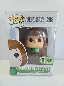 Funko Pop - Peanuts Peppermint Patty 208 ECCC Official Con Sticker W/ Protector - Picture 1 of 7