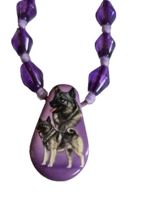 Norweger Elchhund Hund Schmuck - Bild 1 von 2