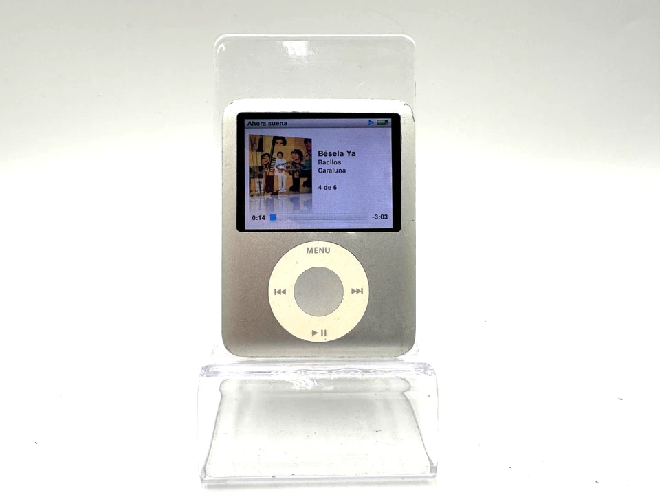 Apple iPod nano 3G - 4GB - Silber - A1236 - funktioniert - ohne Zubehör - Bild 1 von 4