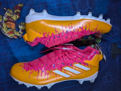 ADIDAS X THE SIMPSONS DONUT FREAK 22 FOOTBALL CLEATS MENS SZ 13 GW1792 NWOB - Image 1 of 4