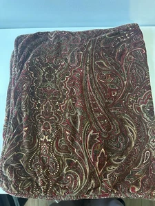 Home Trends 2er Set Cord Paisley King Size Kissenbezüge 20x36 - Bild 1 von 10