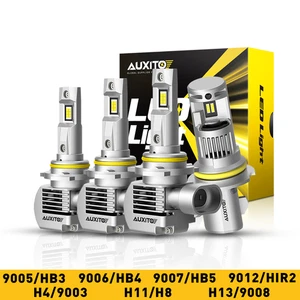 2x 9003/H4 9004 9005 9006 9007 9008/H13 H11/H9 White LED Headlight High Low Beam - Picture 1 of 22