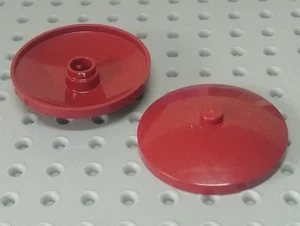 Lego Dish Inverted 4x4 [3960] Dark Red x2 - Picture 1 of 5