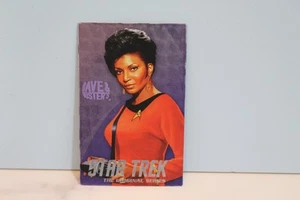 TARJETA UHURA DAVE & BUSTER'S STAR TREK LA SERIE ORIGINAL - Imagen 1 de 2