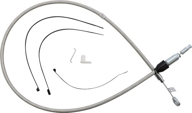 Magnum Alternate Length Stainless Upper Clutch Cable 42" Harley Davidson Softail - Изображение 1 из 1