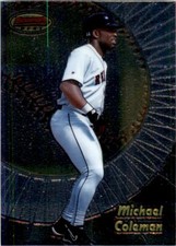 1998 Bowman's Best Michael Coleman . Boston Red Sox #155