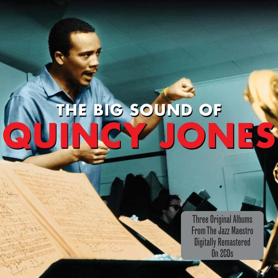 QUINCY JONES (2 CD) THE BIG ( BAND ) SOUND OF D/Remastered CD ~ 50's JAZZ *NEW* - Image 1 of 1