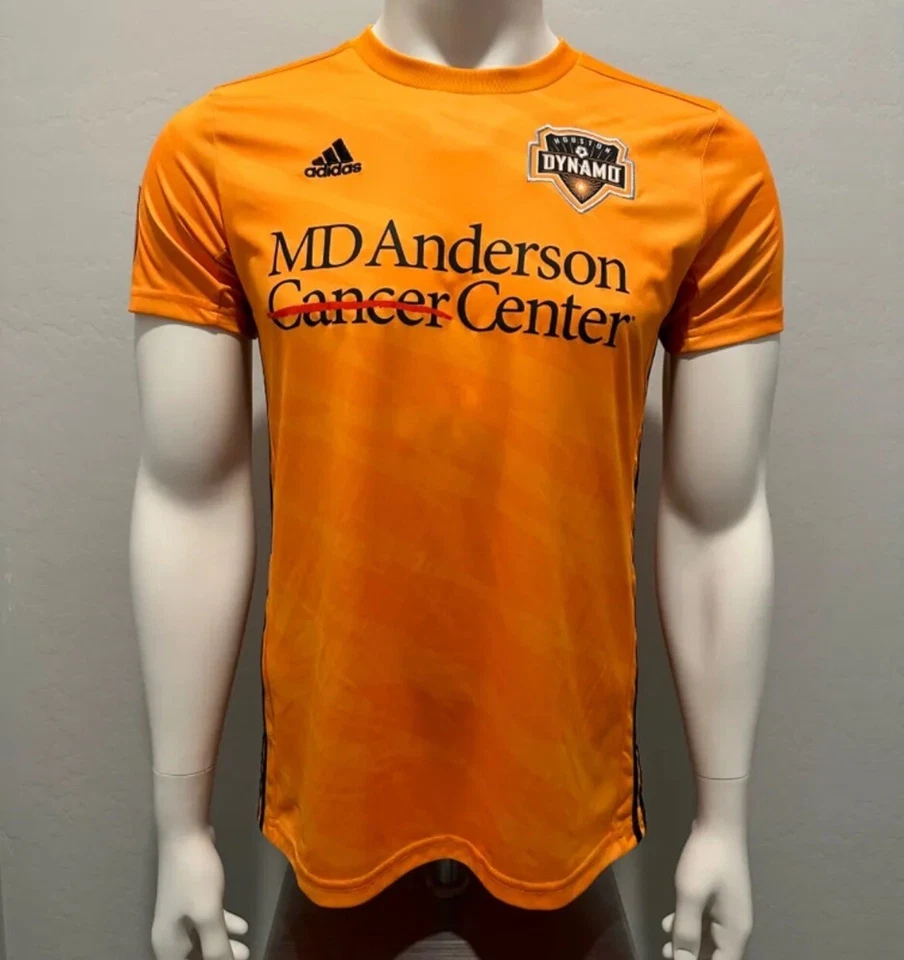 Houston Dynamo Adidas Primary MLS Soccer Jersey Mens Medium Fast Ship