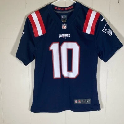 Nike on field NFL patriots Kids Blue Jersey jones #10 size medium 10/12 - Image 1 of 4