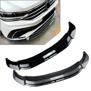 Front Bumper Spoiler Lip For Volkswagen Tiguan Rline 2021-2023 - Picture 1 of 19
