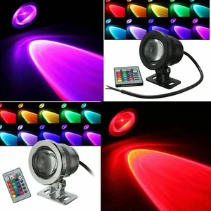 Foco submarino LED RGB 12V acuario iluminación jardín lámpara estanque fuente - Imagen 1 de 15
