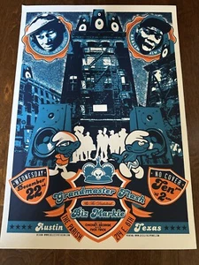 Grandmaster Flash Original Austin 2004 December 22nd Official Ltd Concert Poster - Picture 1 of 6