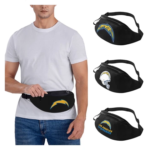 San Diego Chargers Running Belt Fanny Pack Outdoor Waist Bag Hiking Zip Bag Cover