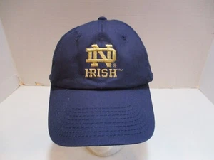 Gorra Notre Dame Lucha Irlandesa Correa Trasera ND Sombrero Talla Única Ajustable Azul - Imagen 1 de 10
