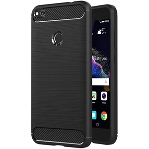 Custodia in Silicone Nero TPU per Huawei P8 Lite 2017 - Protezione Elegante - Foto 1 di 2