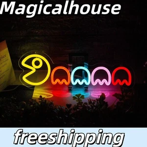 Game Neon Sign for Wall Decor for Gaming Room Man Cave Halloween Christmas Gift - Picture 1 of 9
