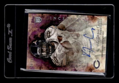 2014 Topps Inception Magenta #26R Ka'Deem Carey Auto   /50 - Image 1 of 2