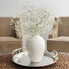 Flower Vase Ceramic White Modern Medium Novelty Jar Glossy Home Decor Free Stand