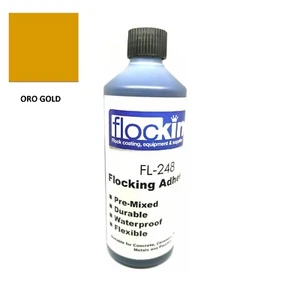 Flocculante Adesivo Cruscotto Floccaggio Prepigmentato ORO GOLD Durevole 1MQ - FL-248 - Foto 1 di 12