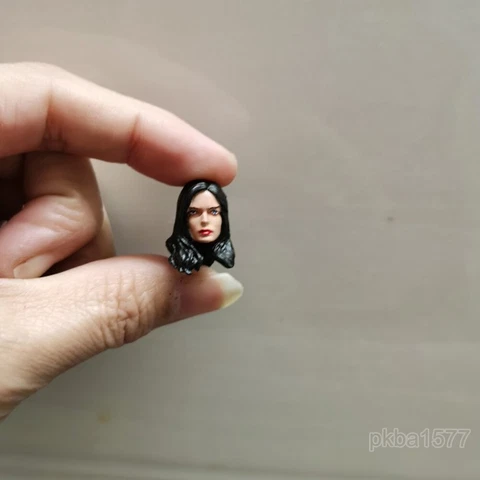 Painted 1/18 Jessica Jones Head Sculpt Female Head For 3.75" Acid Rain Figure Cover