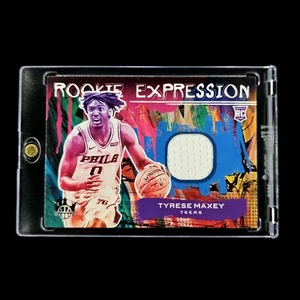 Tyrese Maxey RC Patch - 2020-21 NBA Court Kings Rookie Expression SP RP #RM-TYM - Picture 1 of 2
