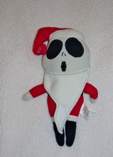 14" Disney Pook A Looz Nightmare Before Christmas Jack Skellington Santa Plush