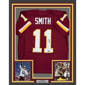 Framed Facsimile Autographed Alex Smith 35x39 Washington Red Reprint Jersey - Picture 1 of 2