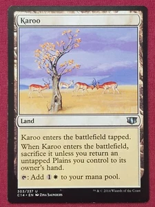 Magic The Gathering COMMANDER 2014 C14 KAROO land card MTG - Picture 1 of 2