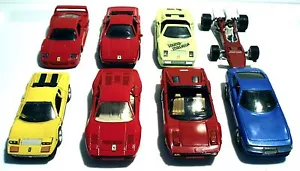 LOT 11 OF 8 FERRARI BY YONEZAWA TOYS, MC TOY, CORGI, MAISTO, MAJORETTE... - Picture 1 of 10