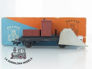FM1883 H0 =DC POCHER 163 CARRO SPARTINEVE A VOMERO FS - OVP - Imagen 1 de 12