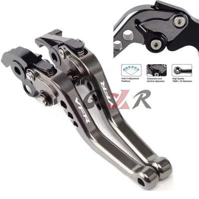 Motorcycle CNC Adjustable Brake Clutch Levers For Honda VFR 750 VFR750 VFR 800 F - Image 1 of 4