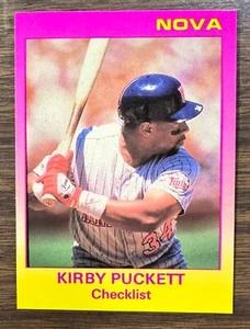 1988 Star Company KIRBY PUCKETT Limited Edition NOVA Set High Gloss 500 Printed - Picture 1 of 3