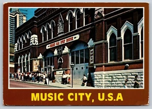 Postcard Tennessee Nashville Music City Grand Ole Opry House c1989 22H - Picture 1 of 2
