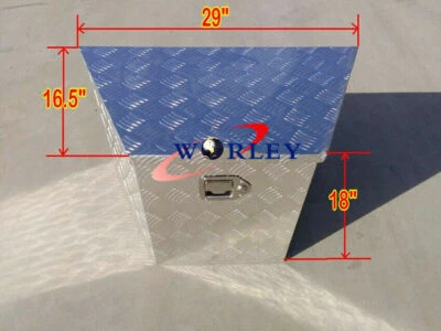 Remolque camioneta pickup 16" X 29" X 18" debajo de la carrocería lengua caja de herramientas almacenamiento Foto 1 de 4