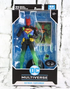 McFarlane DC Multiverse Batman Superman Fusion World's Finest Platinum Edition - Picture 1 of 6