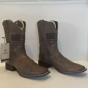 Ariat Herren Circuit Patriot Verwittert Hellbraun Stiefel 10029699 Leder WESTERN NEU Neu im Karton - Bild 1 von 23