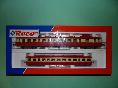 ROCO coffret autorail diesel unifié X2800 + remorque éclairée 43010 NEUF - Photo 1/4