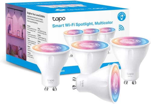 TP-Link Tapo L630 Smart Wi-Fi Spotlight Multicolour Dimmable White Tunable 4 Pac