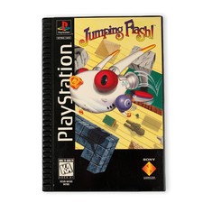 VTG 1995 Jumping Flash! PlayStation Long Box w/ Reg Video Game Sony Compete NICE