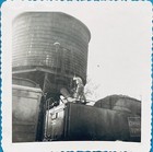 Water Tower Fill, Central Vermont Logo On Train Car, Original Snapshot, No Date